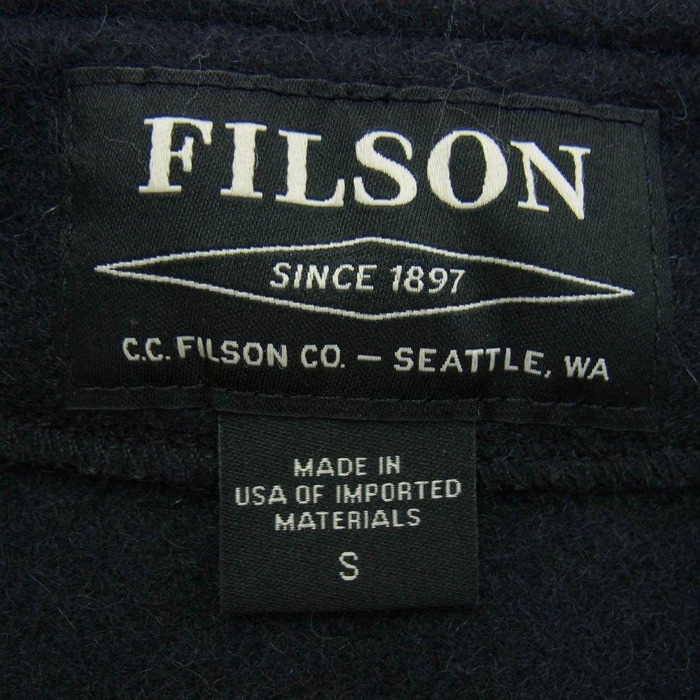 FILSON フィルソン USA製 ウール マッキーノベスト ダークネイビー系 S【中古】