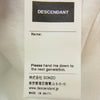 DESCENDANT ディセンダント 21SS 211ATDS-STM03S VORTEX SS TEE Tシャツ ホワイト系 4【新古品】【未使用】【中古】
