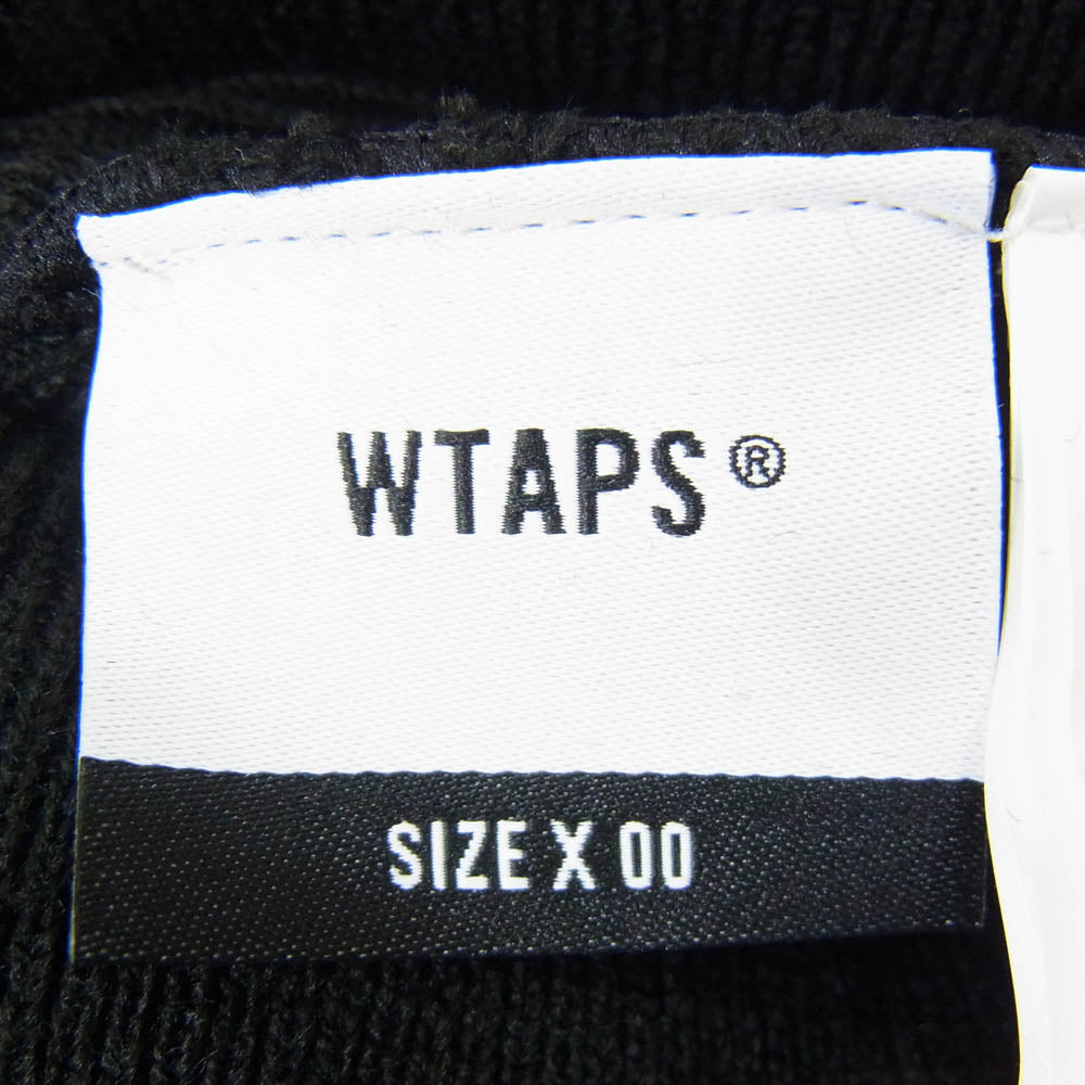 WTAPS ダブルタップス 20AW 202MADT-HT04 BEANIE/BEANIE/ACRYLIC アクリル ビーニー ニットキャップ ブラック系 X00【新古品】【未使用】【中古】