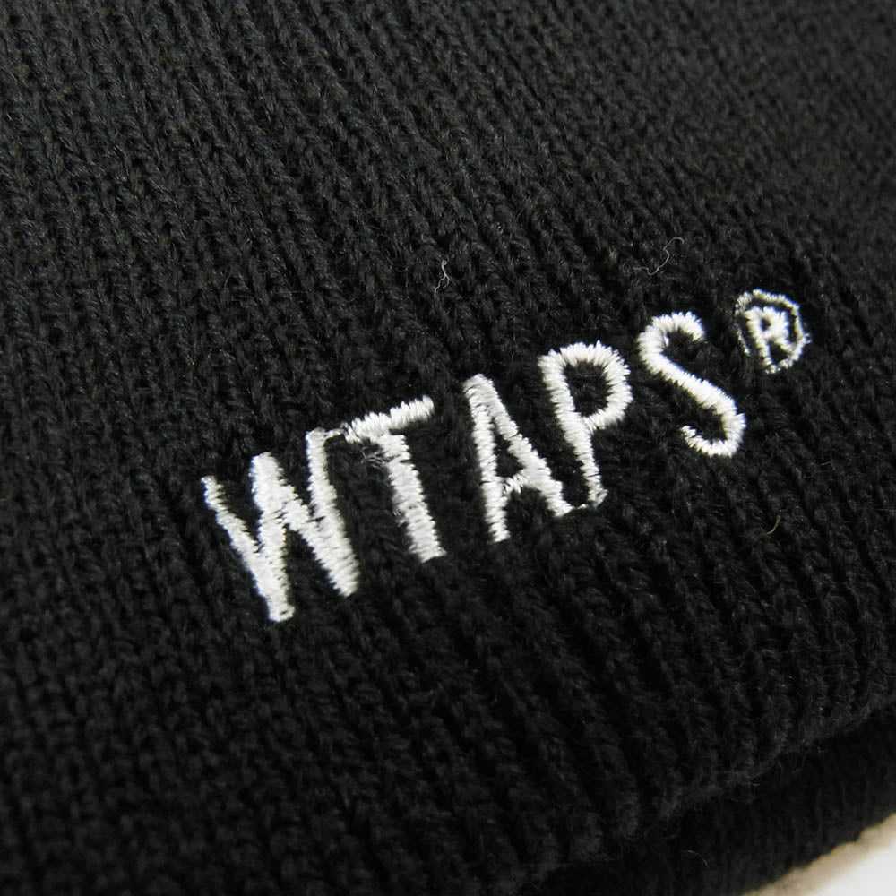 WTAPS ダブルタップス 20AW 202MADT-HT04 BEANIE/BEANIE/ACRYLIC アクリル ビーニー ニットキャップ ブラック系 X00【新古品】【未使用】【中古】