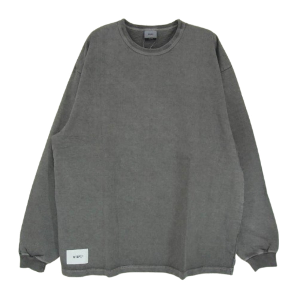 WTAPS ダブルタップス 20AW 202ATDT-CSM04 SIGN LS サイン ロングスリーブ 長袖 Tシャツ グレー系 X04【新古品】【未使用】【中古】