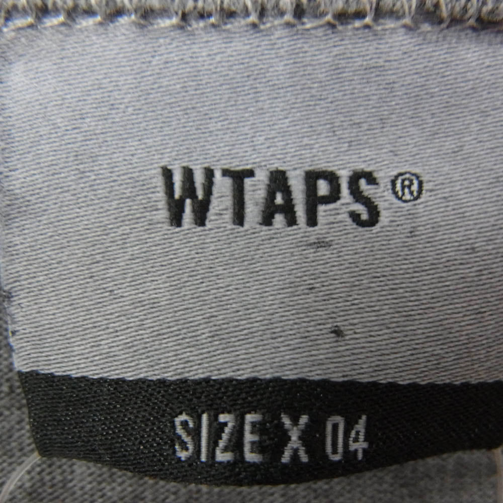 WTAPS ダブルタップス 20AW 202ATDT-CSM04 SIGN LS サイン ロングスリーブ 長袖 Tシャツ グレー系 X04【新古品】【未使用】【中古】