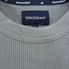 DESCENDANT ディセンダント 23AW 232ATDS-CSM12 GAUFRE WAFFLE LS サーマル 長袖 Tシャツ グレー系 4【新古品】【未使用】【中古】