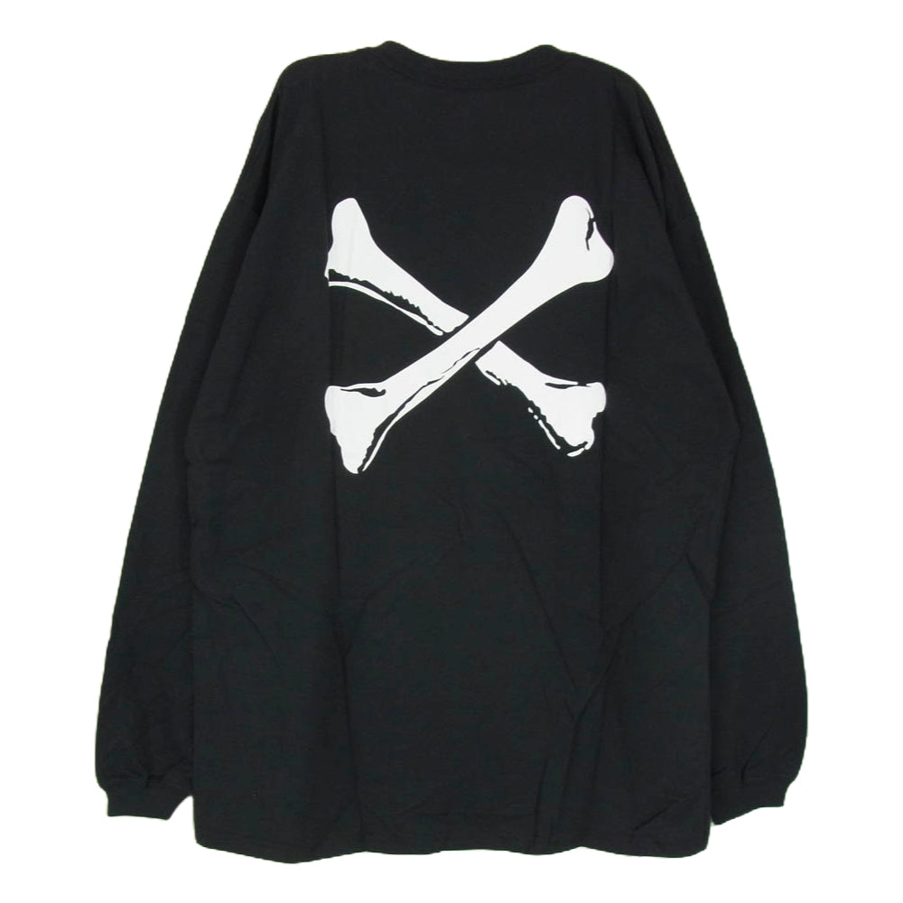WTAPS ダブルタップス 21AW 212PCDT-LT023 CROSSBONES LS TEE 長袖Tシャツ ブラック系 X04【新古品】【未使用】【中古】