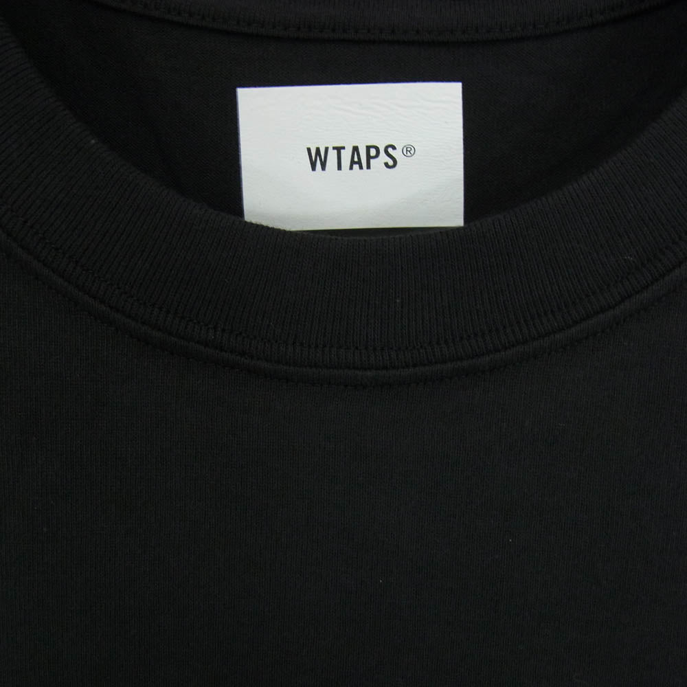 WTAPS ダブルタップス 21AW 212PCDT-LT023 CROSSBONES LS TEE 長袖Tシャツ ブラック系 X04【新古品】【未使用】【中古】