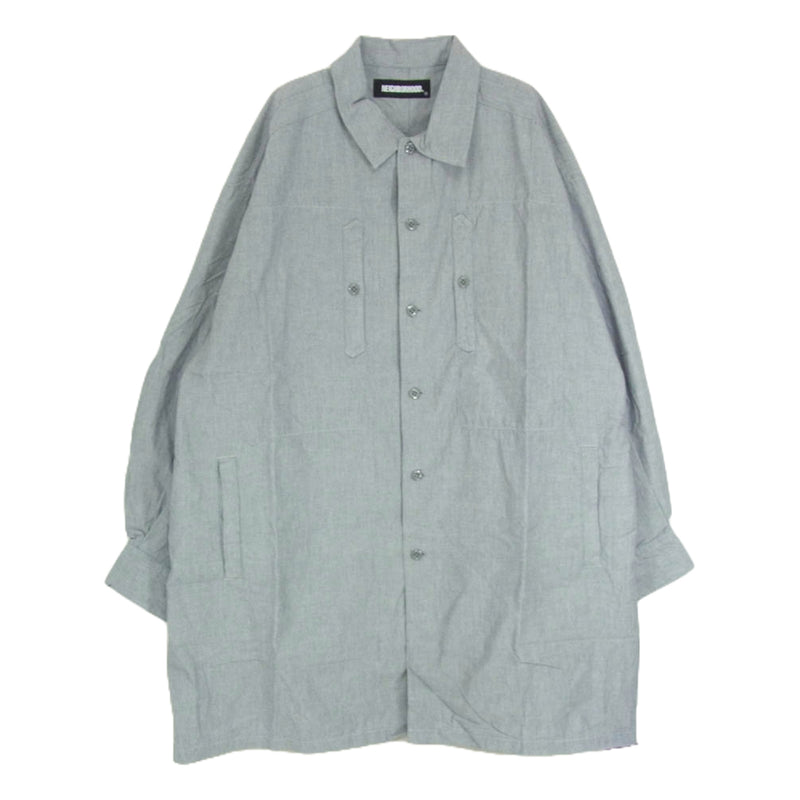 NEIGHBORHOOD ネイバーフッド 21AW 212AQNH-SHM03 ROTHKO/C-SHIRT ワークシャツ グレー系 S【極上美品】【中古】