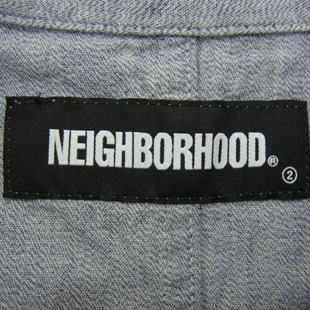 NEIGHBORHOOD ネイバーフッド 21AW 212AQNH-SHM03 ROTHKO/C-SHIRT ワークシャツ グレー系 S【極上美品】【中古】