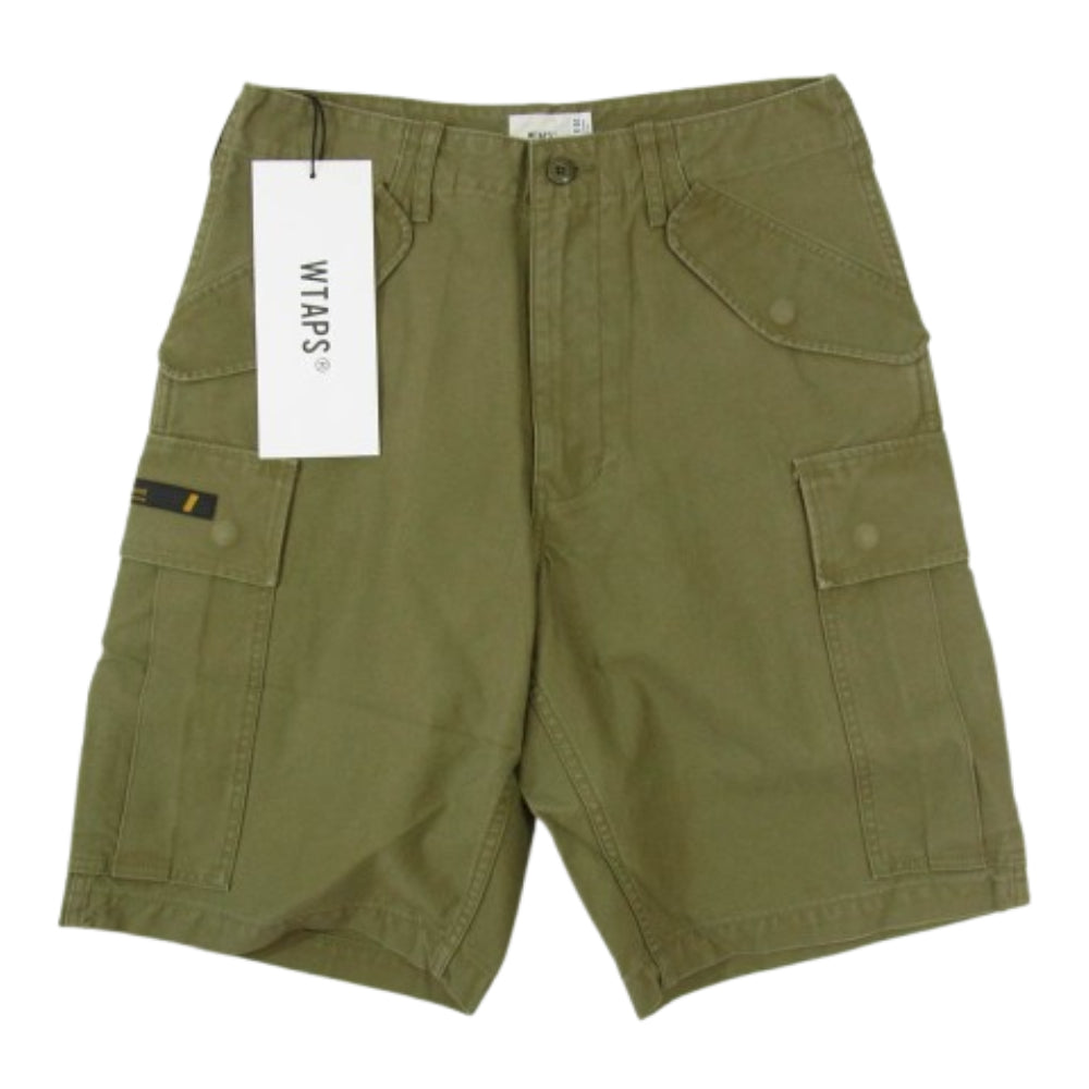 WTAPS ダブルタップス 20SS 201WVDT-PTM05 Cargo Shorts カーゴ ショーツ カーキ系 X01【新古品】【未使用】【中古】