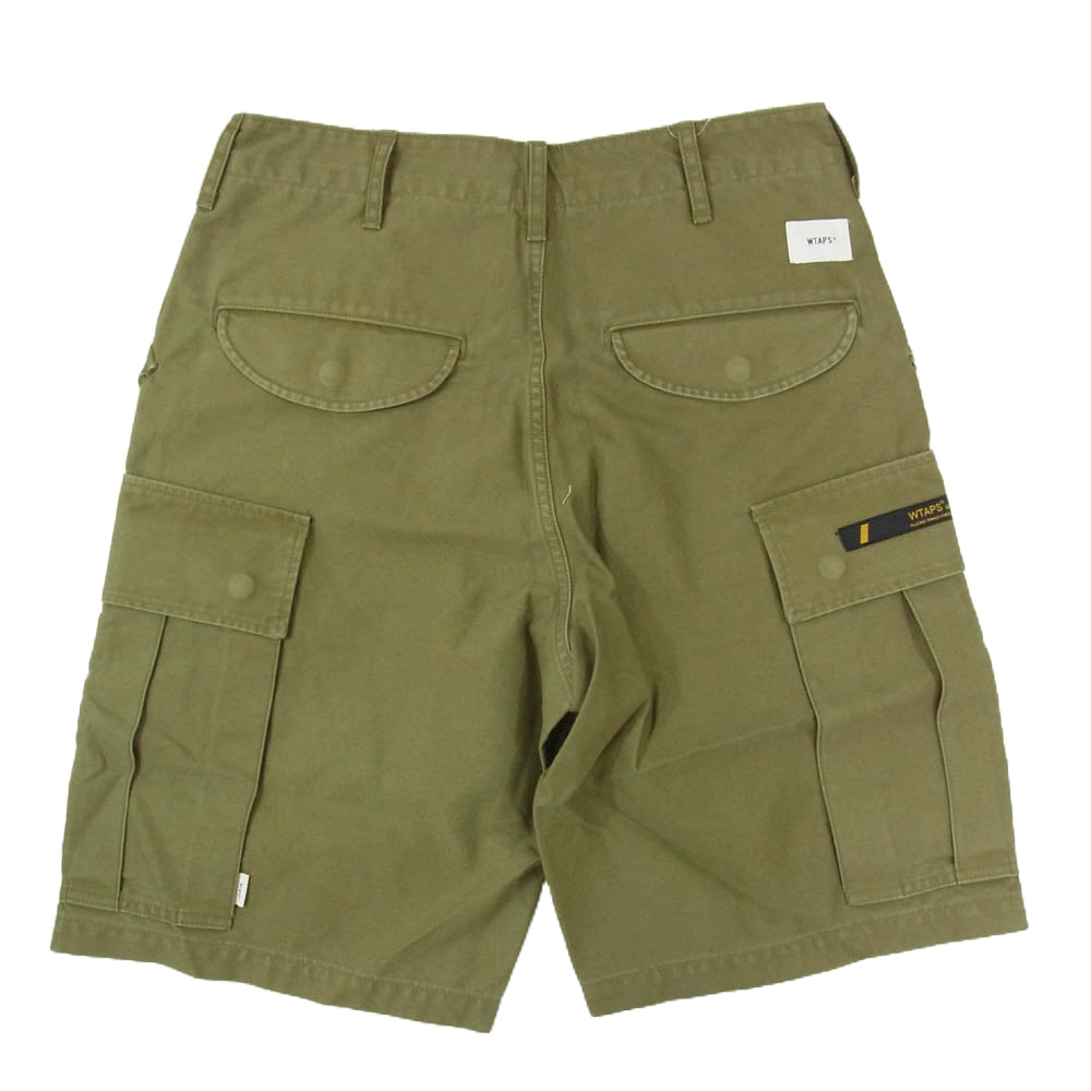 WTAPS ダブルタップス 20SS 201WVDT-PTM05 Cargo Shorts カーゴ ショーツ カーキ系 X01【新古品】【未使用】【中古】