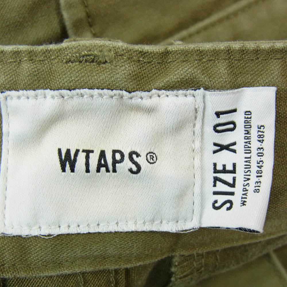 WTAPS ダブルタップス 20SS 201WVDT-PTM05 Cargo Shorts カーゴ ショーツ カーキ系 X01【新古品】【未使用】【中古】
