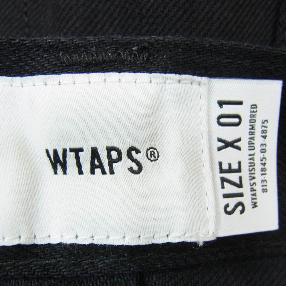 WTAPS ダブルタップス 21AW 212BRBRDT-PTM04 BLUES SKINNY TROUSERS ブルース スキニー トラウザーズ パンツ ブラック系 X01【極上美品】【中古】