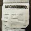 NEIGHBORHOOD ネイバーフッド 21AW 212AQNH-SHM01 21AW HOODED/C-SHIRT.LS フード付き シャツ ジャケット カーキ系 L【新古品】【未使用】【中古】