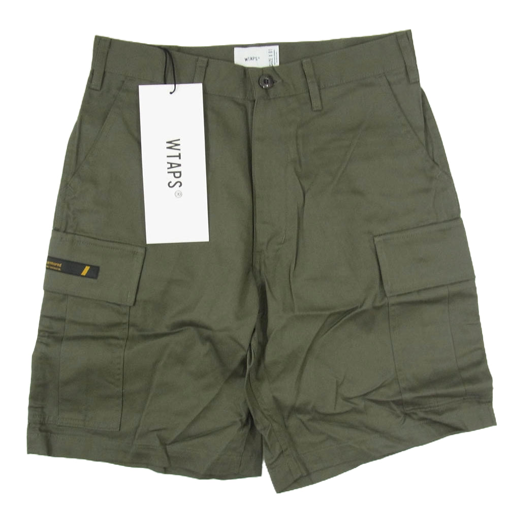 WTAPS ダブルタップス 21SS 211WVDT-PTM04 JUNGLE 02 / SHORTS ジャングル カーゴ ショーツ カーキ系 X01【新古品】【未使用】【中古】