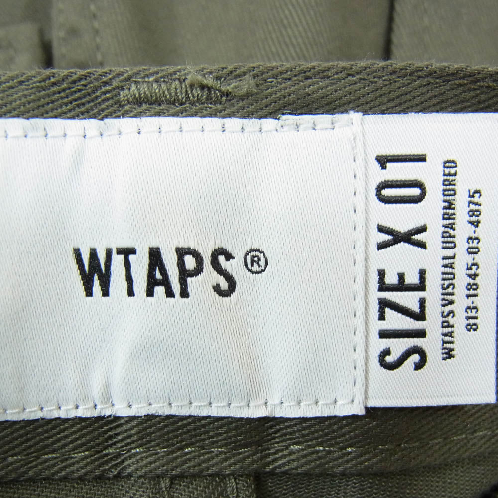 WTAPS ダブルタップス 21SS 211WVDT-PTM04 JUNGLE 02 / SHORTS ジャングル カーゴ ショーツ カーキ系 X01【新古品】【未使用】【中古】