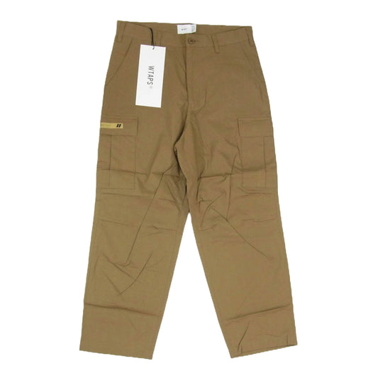 WTAPS ダブルタップス 22SS 221WVDT-PTM02 JUNGLE STOCK/TROUSERS/COTTON.RIPSTOP ジャングル ストック トラウザーズ カーゴ パンツ ベージュ系 X02【新古品】【未使用】【中古】
