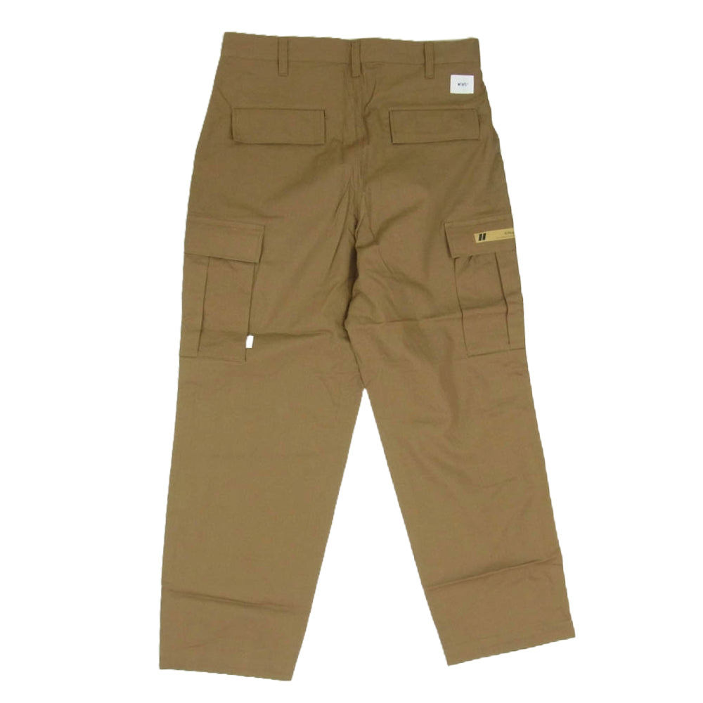 WTAPS ダブルタップス 22SS 221WVDT-PTM02 JUNGLE STOCK/TROUSERS/COTTON.RIPSTOP ジャングル ストック トラウザーズ カーゴ パンツ ベージュ系 X02【新古品】【未使用】【中古】