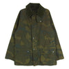 Barbour バブアー 1801172 BEDALE SL CAMO ビデイル カモ 迷彩 コーデュロイ襟 ジャケット カーキ系 36【中古】
