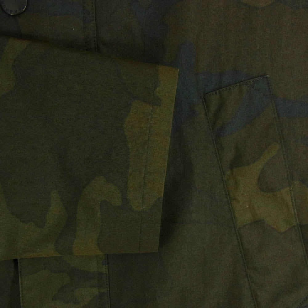Barbour バブアー 1801172 BEDALE SL CAMO ビデイル カモ 迷彩 コーデュロイ襟 ジャケット カーキ系 36【中古】