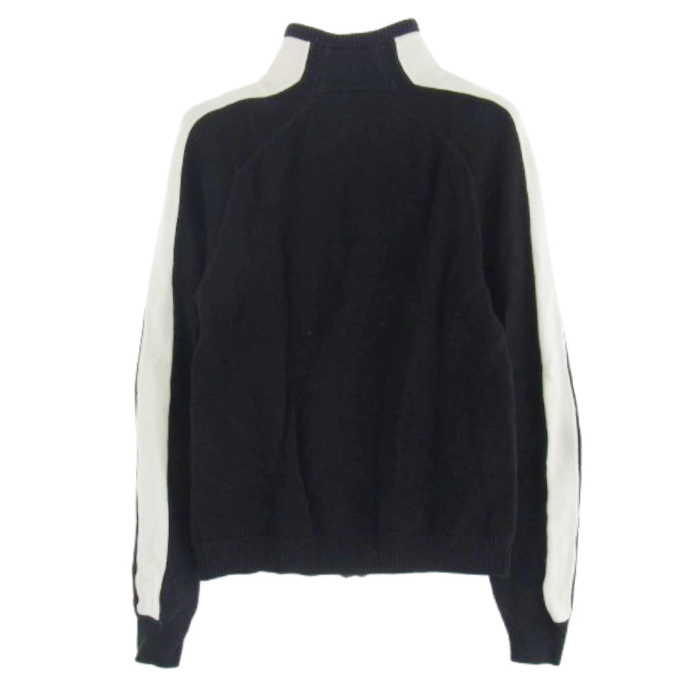 ARMANI EXCHANGE アルマーニエクスチェンジ ジップアップ ニット ジャケット ブラック系 M【中古】