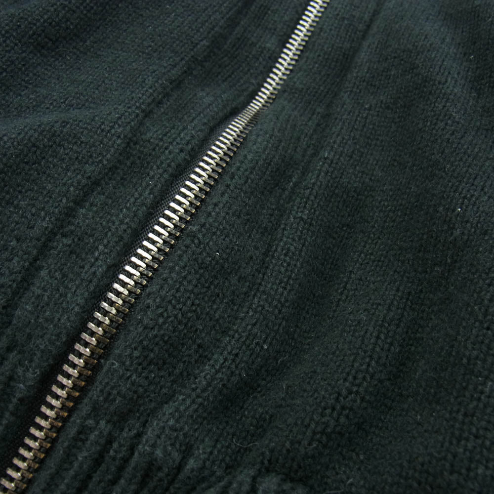 ARMANI EXCHANGE アルマーニエクスチェンジ ジップアップ ニット ジャケット ブラック系 M【中古】