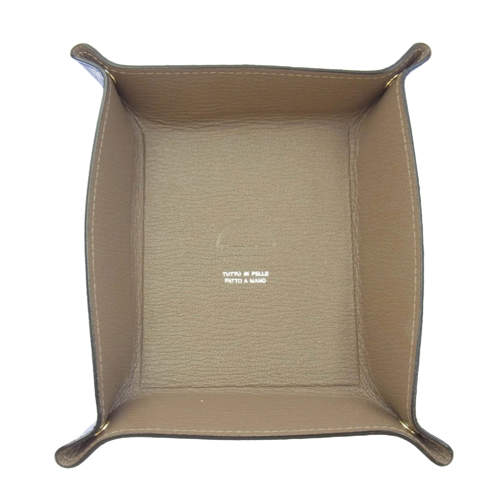 ラルコバレーノ LA901GT レザー トレイ ケース ブルー系【中古】