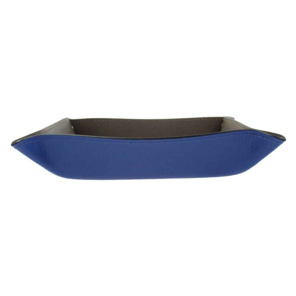 ラルコバレーノ LA901GT レザー トレイ ケース ブルー系【中古】