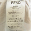 FENDI フェンディ ズッカ 胸ロゴ レースカットワーク 長袖 Tシャツ ホワイト系 XL【中古】