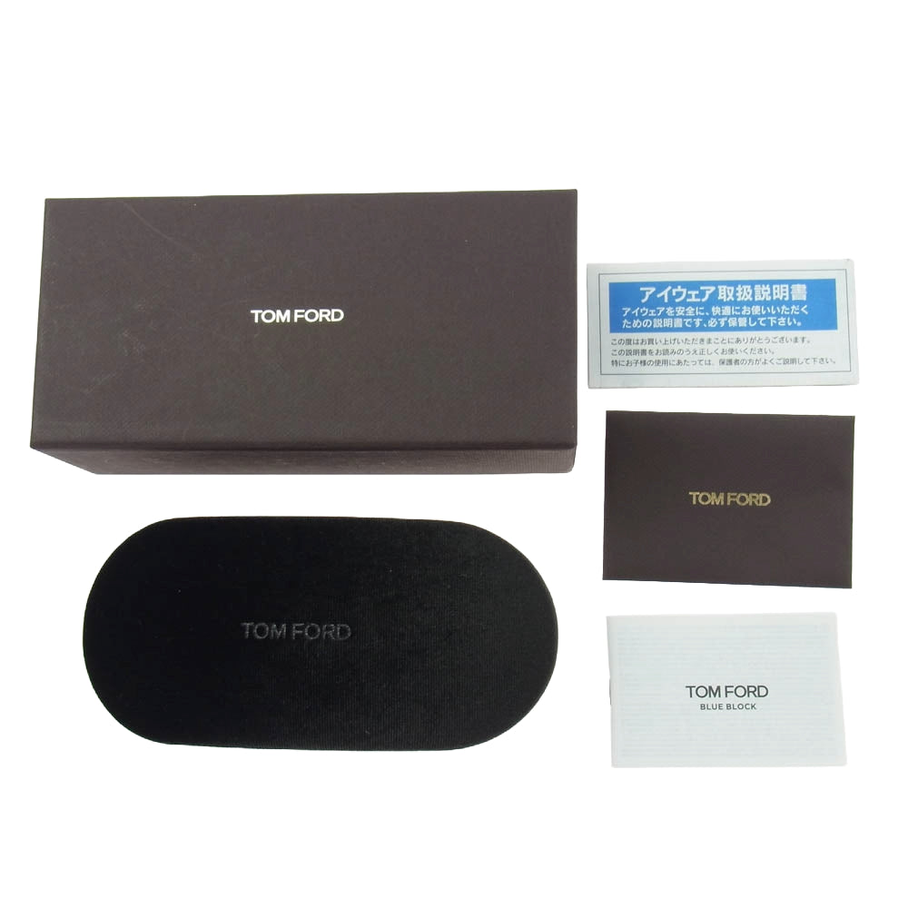 TOM FORD トムフォード TF5878-B アイウェア メガネ ブラック系 55□17　140【中古】