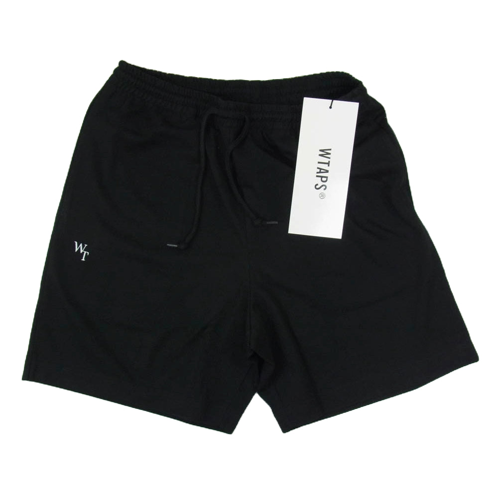 WTAPS ダブルタップス 23SS 231ATDT-CSM32 WUS SHORTS CTPL WUT スウェット ショート パンツ ブラック系 X02【極上美品】【中古】