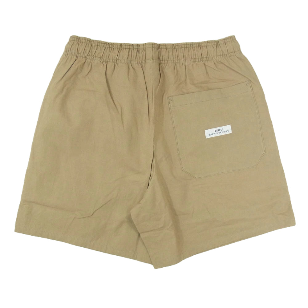 WTAPS ダブルタップス 22SS 221WVDT-PTM08 SEAGULL 01 SHORTS HECO WEATHER BEIGE ショート パンツ ベージュ系 X02【美品】【中古】