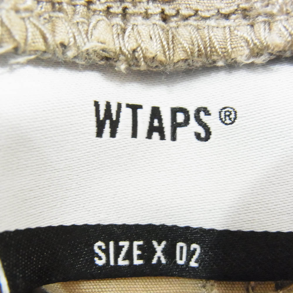 WTAPS ダブルタップス 22SS 221WVDT-PTM08 SEAGULL 01 SHORTS HECO WEATHER BEIGE ショート パンツ ベージュ系 X02【美品】【中古】