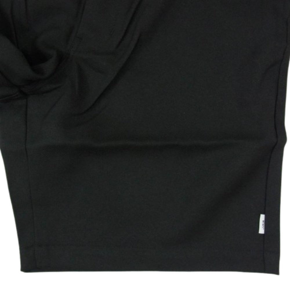 WTAPS ダブルタップス 22SS 221TQDT-PTM04 KHAKI SHORTS POLY TWILL ハーフ ショート パンツ ショーツ ブラック ブラック系 X01【新古品】【未使用】【中古】