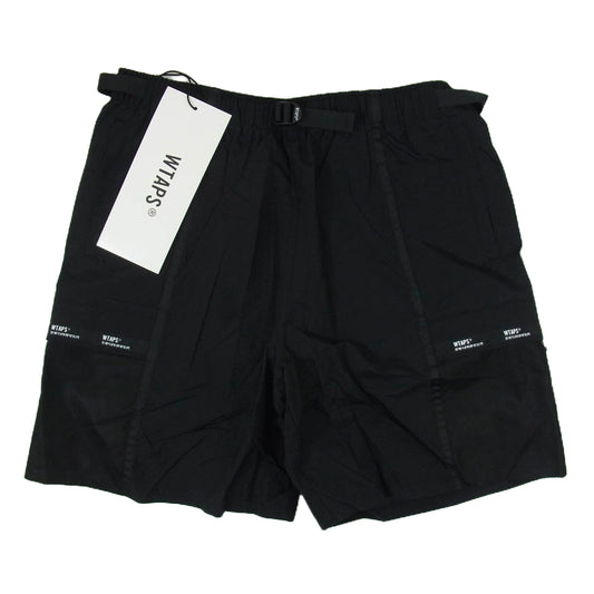 WTAPS ダブルタップス 21SS 211BRDT-PTM07 UDT SHORTS NYLON TAFFETA ナイロン ショート パンツ ブラック系 X01【新古品】【未使用】【中古】