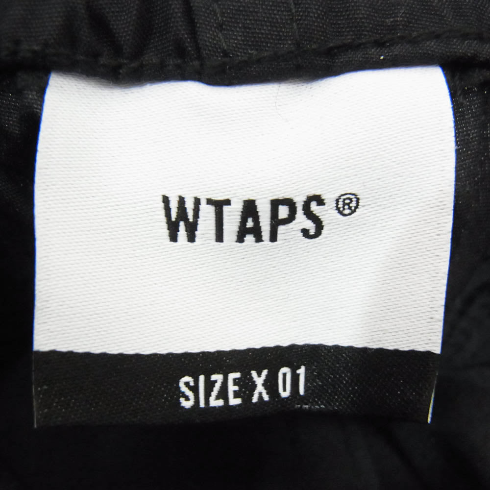 WTAPS ダブルタップス 21SS 211BRDT-PTM07 UDT SHORTS NYLON TAFFETA ナイロン ショート パンツ ブラック系 X01【新古品】【未使用】【中古】