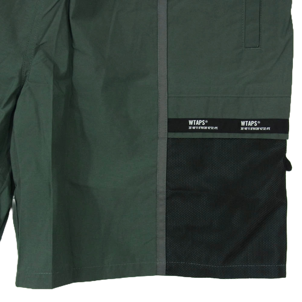 WTAPS ダブルタップス 21SS 211BRDT-PTM07 UDT SHORTS NYLON TAFFETA ナイロン ショート パンツ カーキ カーキ系 X01【新古品】【未使用】【中古】