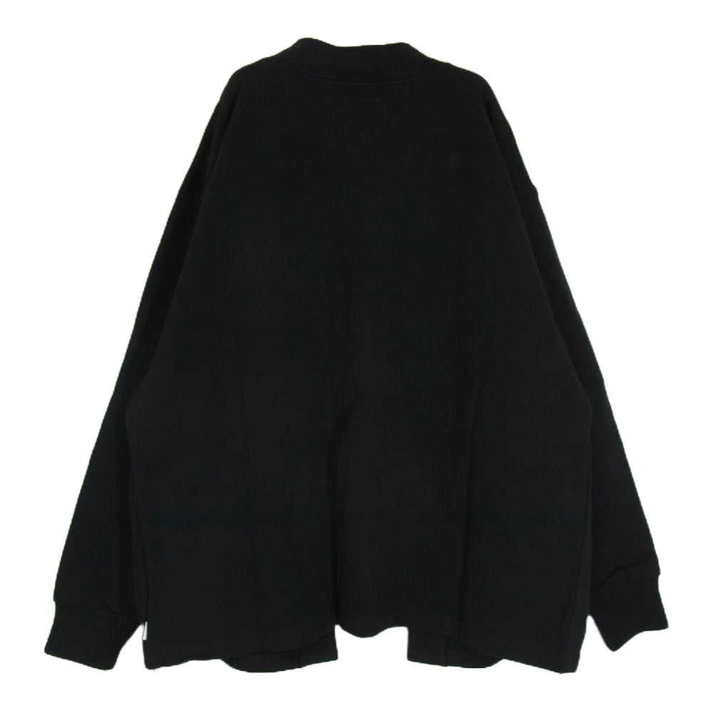 WTAPS ダブルタップス 23SS 231ATDT-CSM15 Clasper Sweater Cotton Black クラスパー セーター コットン ブラック スウェット カーディガン ブラック系 X04【中古】