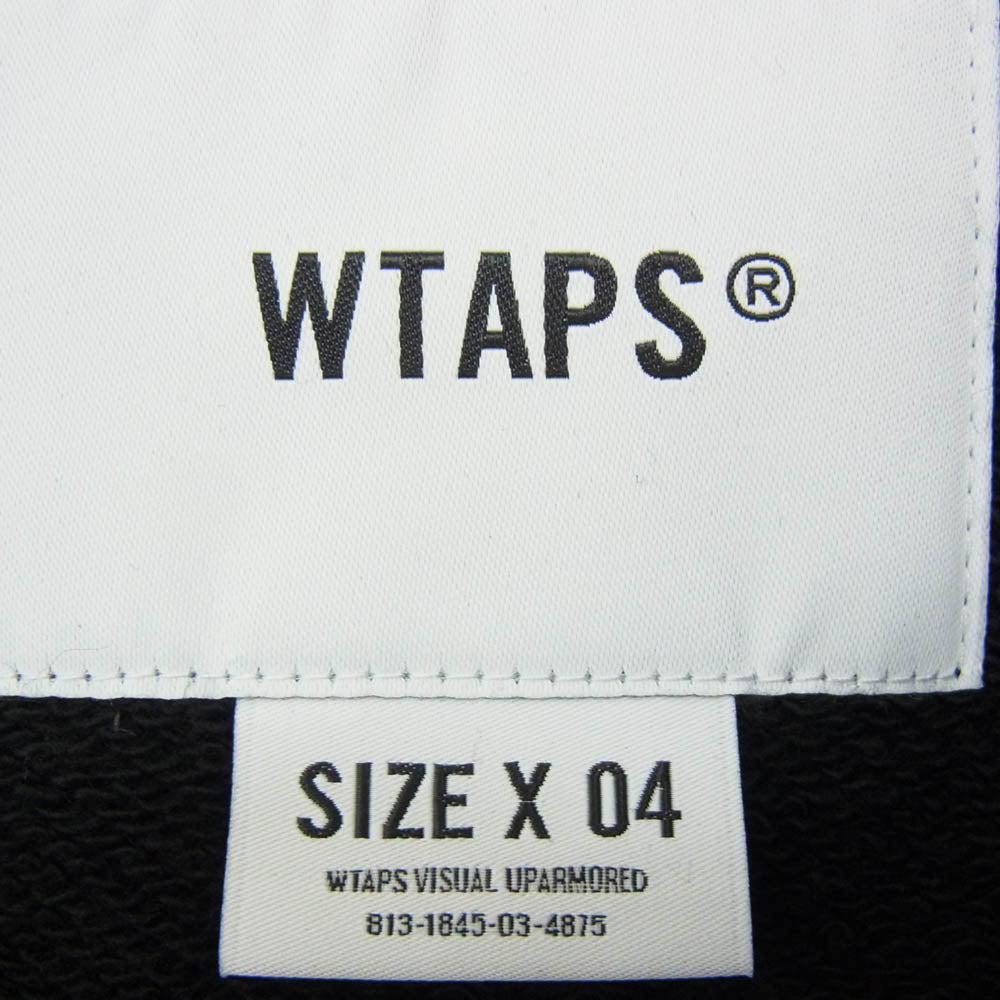 WTAPS ダブルタップス 23SS 231ATDT-CSM15 Clasper Sweater Cotton Black クラスパー セーター コットン ブラック スウェット カーディガン ブラック系 X04【中古】