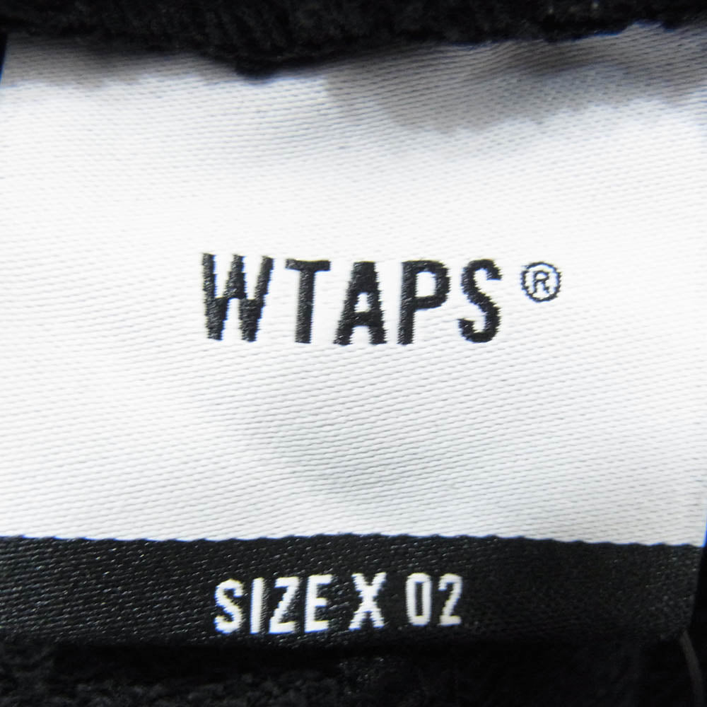 WTAPS ダブルタップス 22SS 221ATDT-CSM12 Swap Cargo Jogger スウェット ジョガー カーゴ パンツ ブラック系 X02【極上美品】【中古】