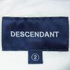 DESCENDANT ディセンダント 23SS 231TQDS-PTM02 DENIM TROUSERS デニム トラウザー パンツ インディゴブルー系 2【極上美品】【中古】