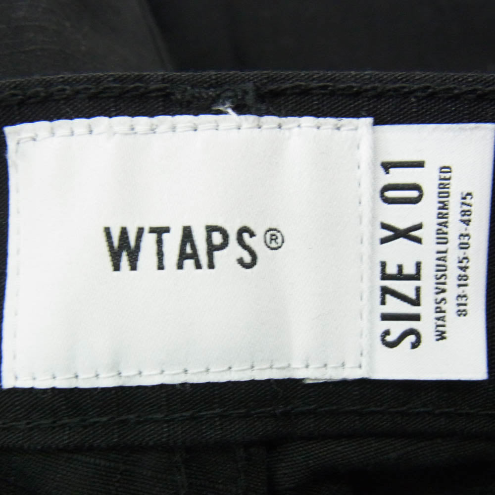WTAPS ダブルタップス 20AW 202WVDT-PTM01 JUNGLE STOCK TROUSERS ジャングル ストック トラウザーズ パンツ ブラック系 X01【中古】