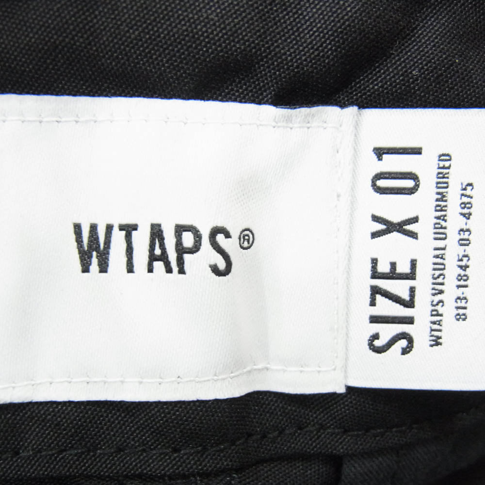 WTAPS ダブルタップス 22AW 222GWDT-PTM01 Shinobi Trousers Ctpl Weather Black ウェザー ブラック シノビ トラウザー パンツ ブラック系 X01【美品】【中古】