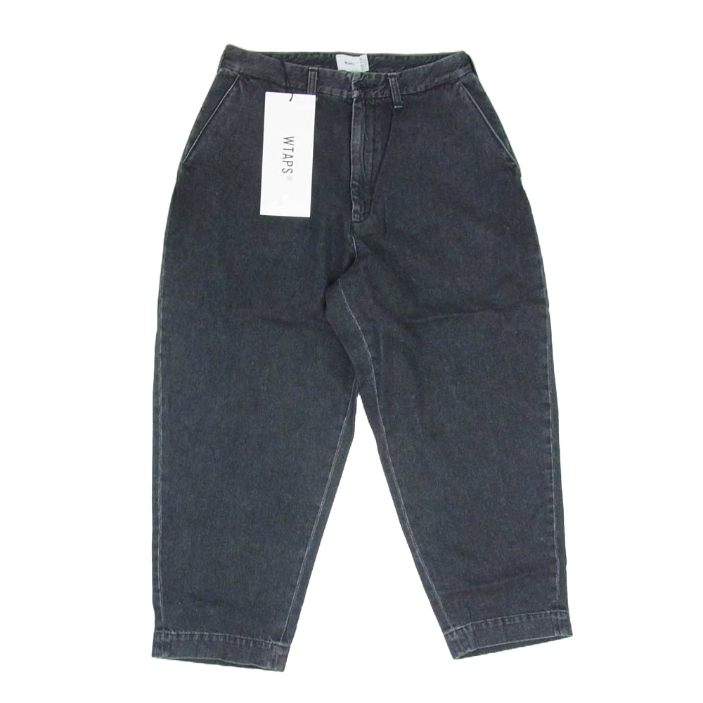 WTAPS ダブルタップス 22AW 222BRDT-PTM01 Union Trousers Cotton Denim ユニオン コットン トラウザー デニム パンツ ブラック系 X01【中古】