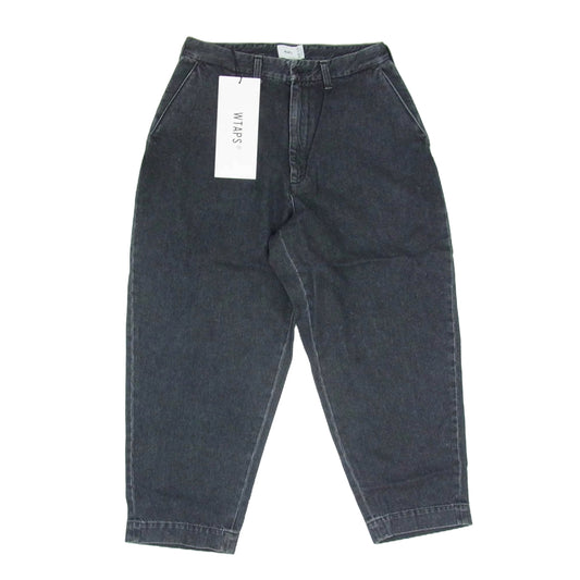 WTAPS ダブルタップス 22AW 222BRDT-PTM01 Union Trousers Cotton Denim ユニオン コットン トラウザー デニム パンツ ブラック系 X01【中古】
