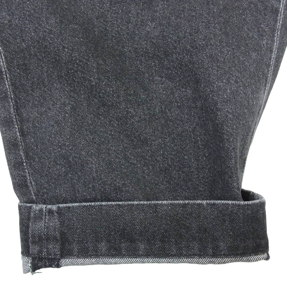 WTAPS ダブルタップス 22AW 222BRDT-PTM01 Union Trousers Cotton Denim ユニオン コットン トラウザー デニム パンツ ブラック系 X01【中古】