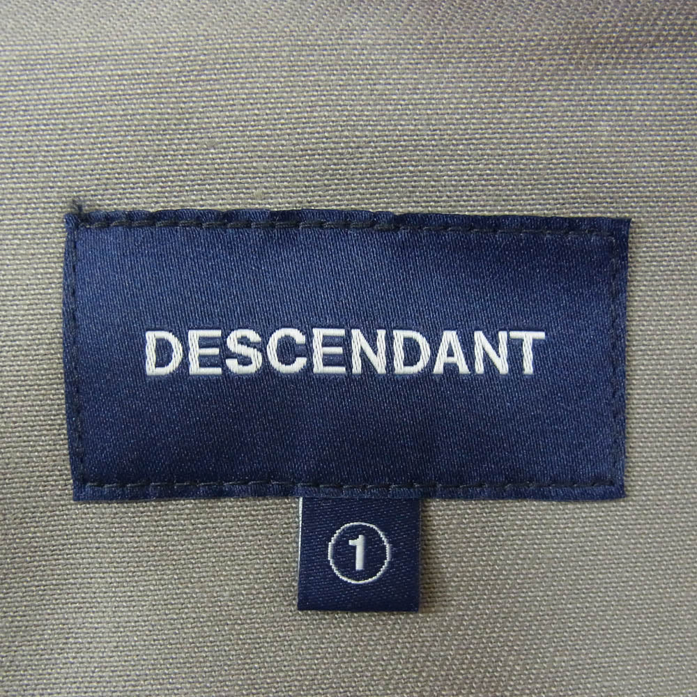 DESCENDANT ディセンダント 21SS 211BRDS-PTM07 SHORE BEACH SHORTS ビーチ ショーツ ハーフパンツ グレー系 1【美品】【中古】
