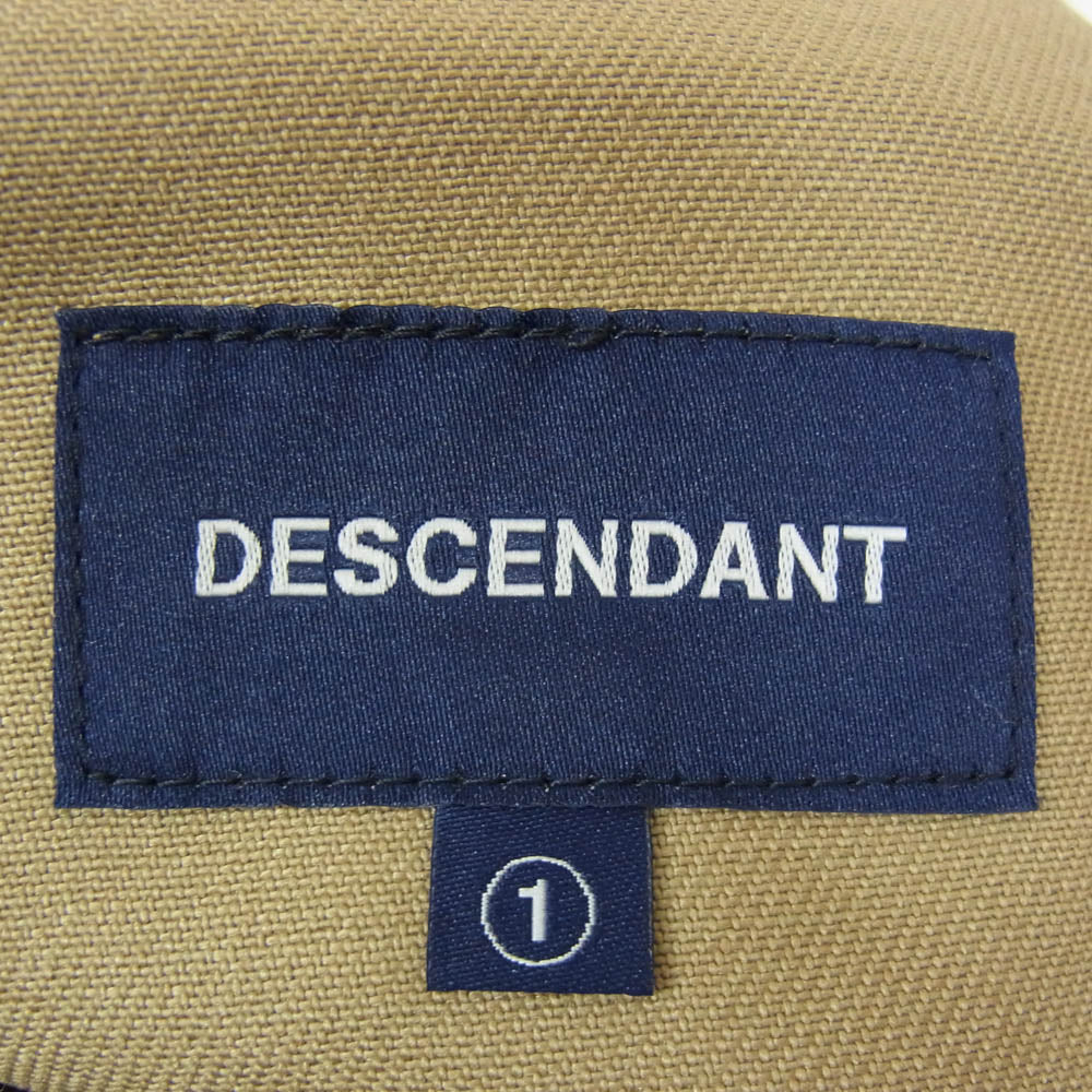 DESCENDANT ディセンダント 21SS 211WVDS-PTM01S SHORE BEACH SHORTS ビーチ ショーツ ハーフパンツ ベージュ ベージュ系 1【美品】【中古】