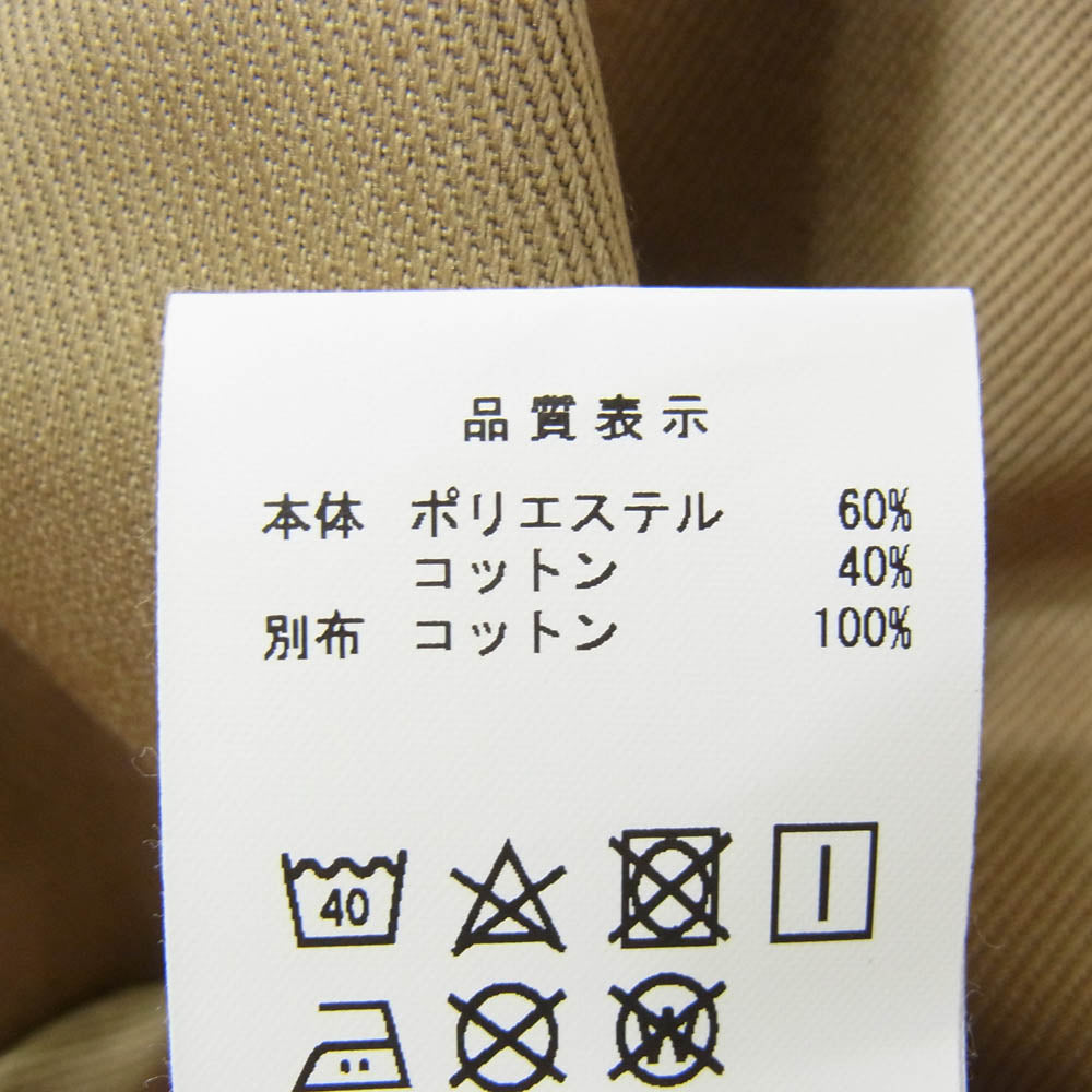 DESCENDANT ディセンダント 21SS 211WVDS-PTM01S SHORE BEACH SHORTS ビーチ ショーツ ハーフパンツ ベージュ ベージュ系 1【美品】【中古】