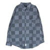 DESCENDANT ディセンダント 21SS 211WVDS-SHM07 DISTRIBUTION LS SHIRT FULL チェック柄 長袖 シャツ ネイビー系 2【中古】