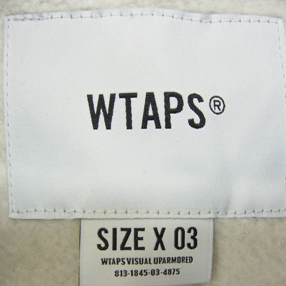 WTAPS ダブルタップス 21SS 211ATDT-CSM38 LIMA EX42 COLLECTION ACADEMY アカデミー カレッジロゴ プルオーバー パーカー フーディ グレー系 X03【中古】