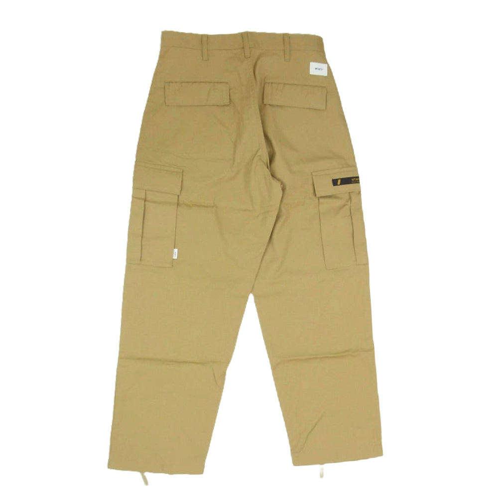 WTAPS ダブルタップス 21SS 211WVDT-PTM02 JUNGLE STOCK TROUSERS ジャングルストック トラウザーズ カーゴパンツ ベージュ系 X01【極上美品】【中古】